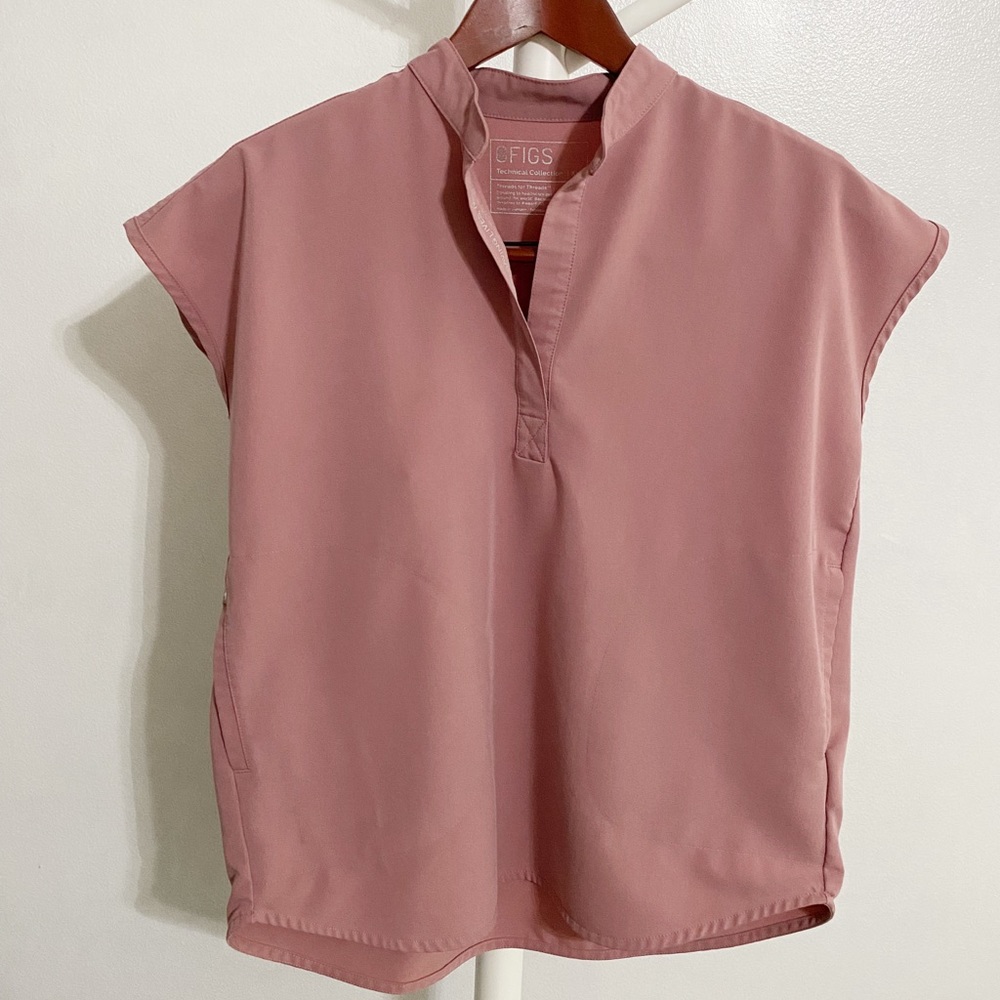 Used Figs Rafaela top Mineral Mauve xxs